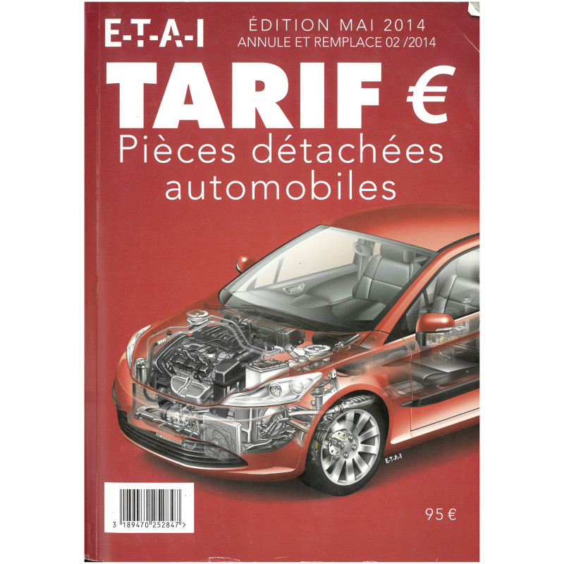 Tarifs 2014 - Catalogue PIECES