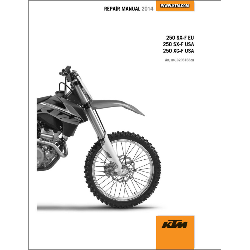 SX-F XC-F 250 14 - Manuel cles USB KTM Anglais