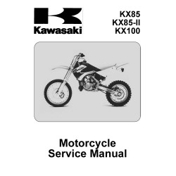 KX85-KX100 01-06 - Manuel cles USB KAWASAKI  Anglais