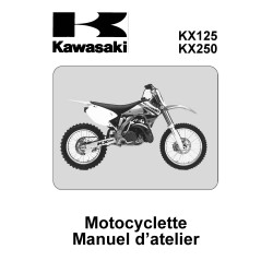 KX125-KX250 2T 99-02 - Manuel cles USB KAWASAKI  Anglais