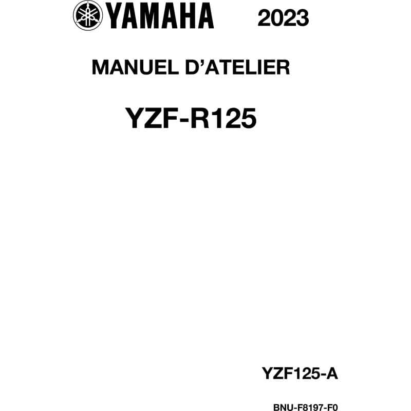 YZF-R125 23-24 - Manuel cles USB YAMAHA Fr