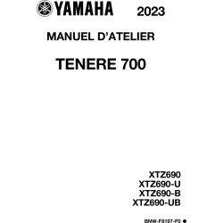 TENERE 700 23-24 - Manuel cles USB YAMAHA Fr