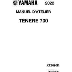 TENERE 700 World Rally  22-24 - Manuel cles USB YAMAHA Fr