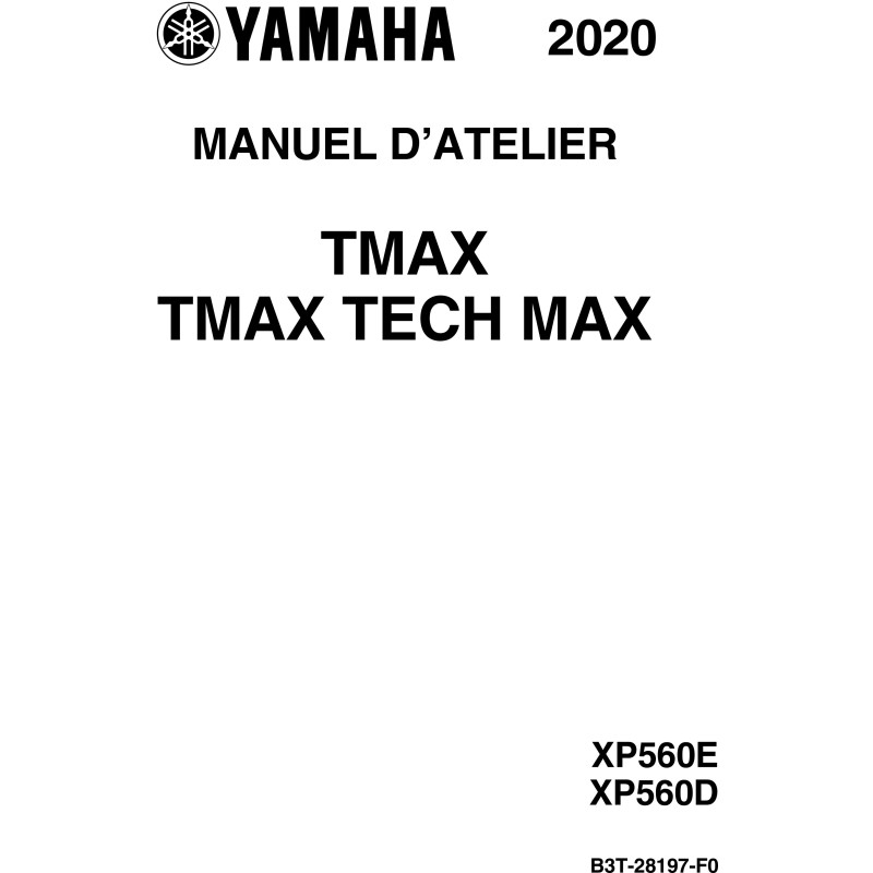 TMAX 560 20-21 - Manuel cles USB YAMAHA Fr