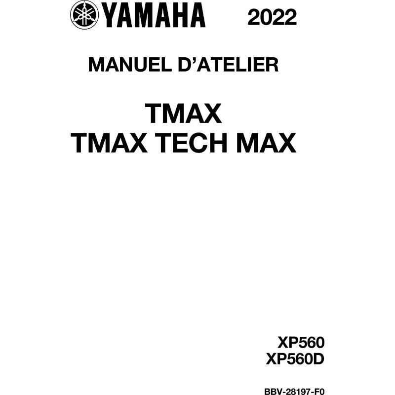 TMAX 560 22-24 - Manuel cles USB YAMAHA Fr