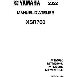 XSR 700 22-24 - Manuel cles USB YAMAHA