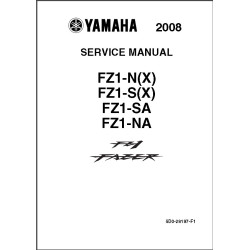 Fazer 1000 - FZ1 08-12  - Manuel cles USB YAMAHA FR