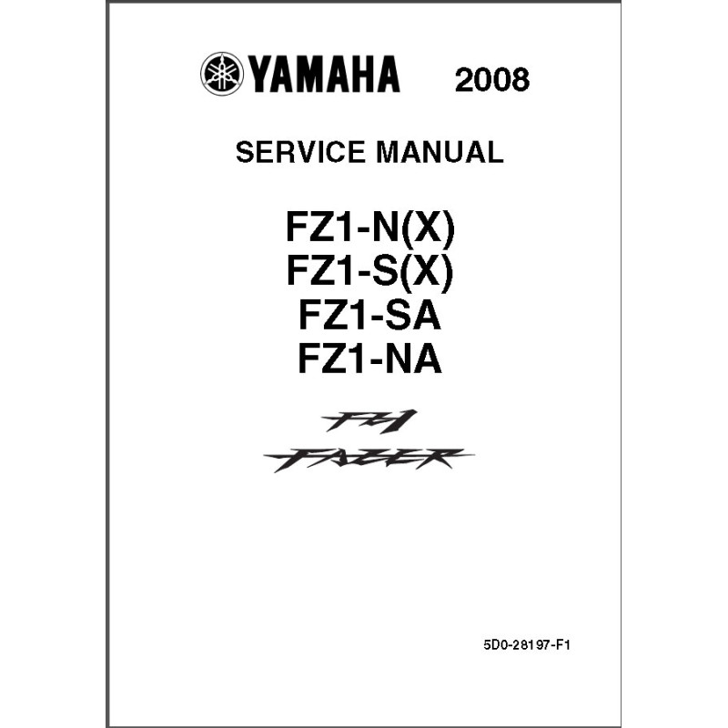 Fazer 1000 - FZ1 08-12  - Manuel cles USB YAMAHA FR