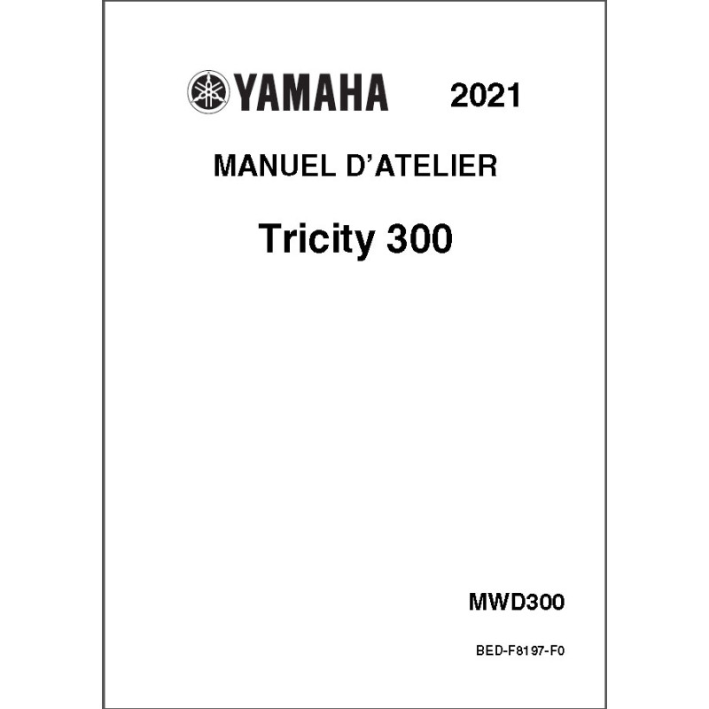 Tricity 300 21-22 - Manuel cles USB YAMAHA Fr