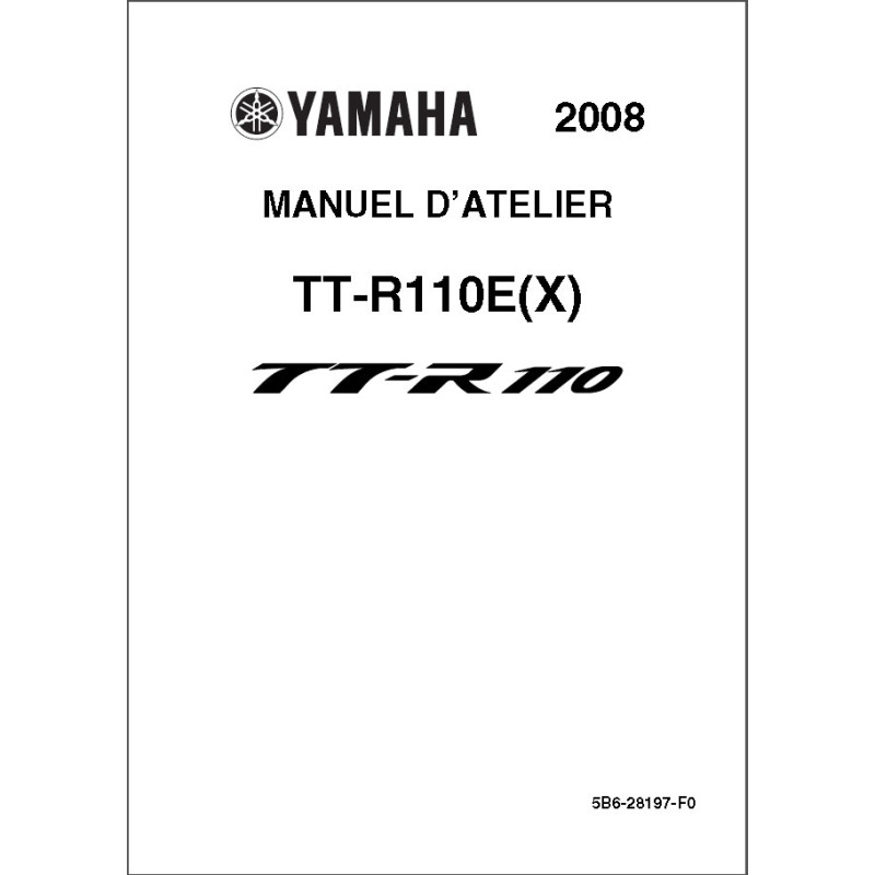 TTR 110 08-24 - Manuel cles USB YAMAHA Fr