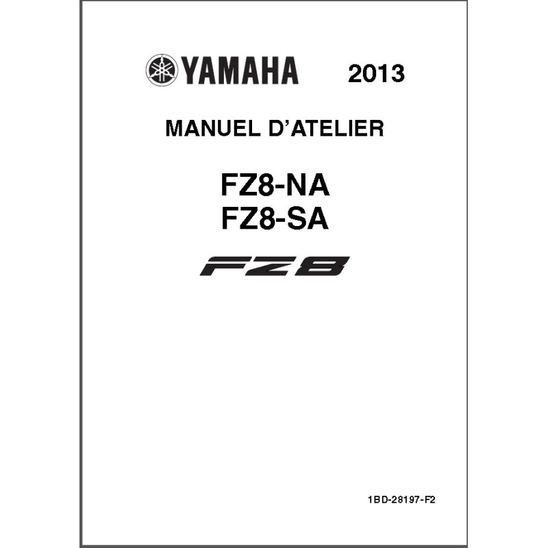 Fazer 800 - FZ8 13-15  - Manuel cles USB YAMAHA FR