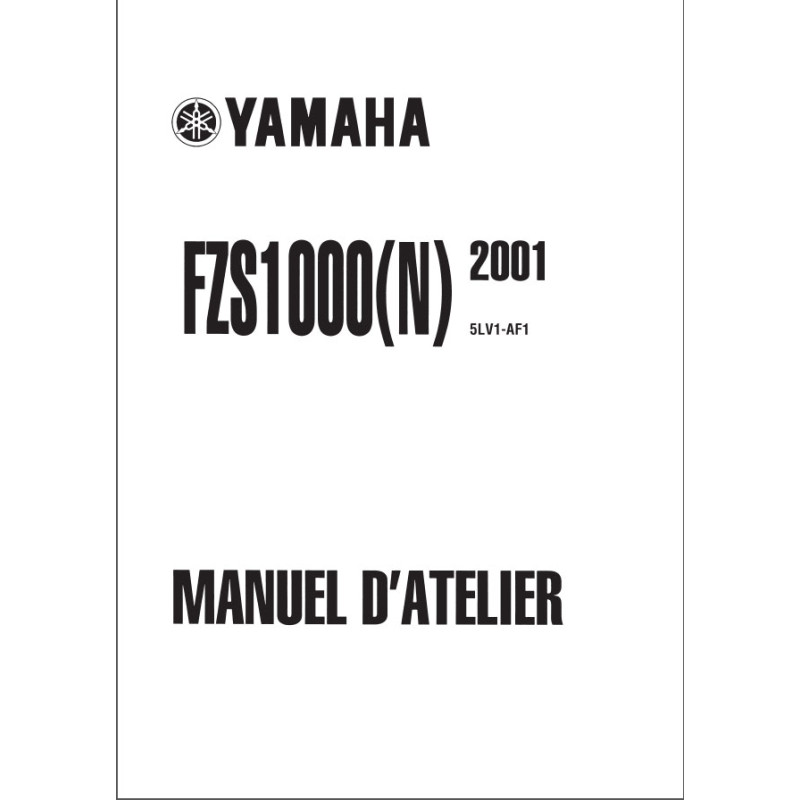 Fazer 1000 - FZ1 01-05  - Manuel cles USB YAMAHA FR