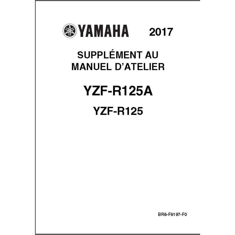YZF-R125 17-18 - Manuel cles USB YAMAHA Fr