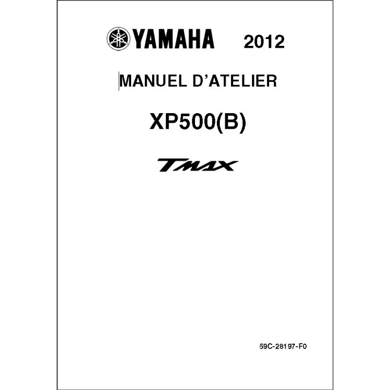 TMAX 500 12-14 - Manuel cles USB YAMAHA Fr