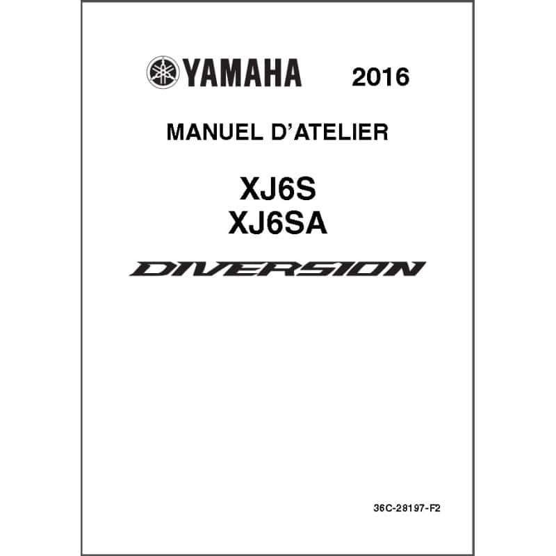 XJ6 S - Diversion 16 - Manuel cles USB YAMAHA Fr