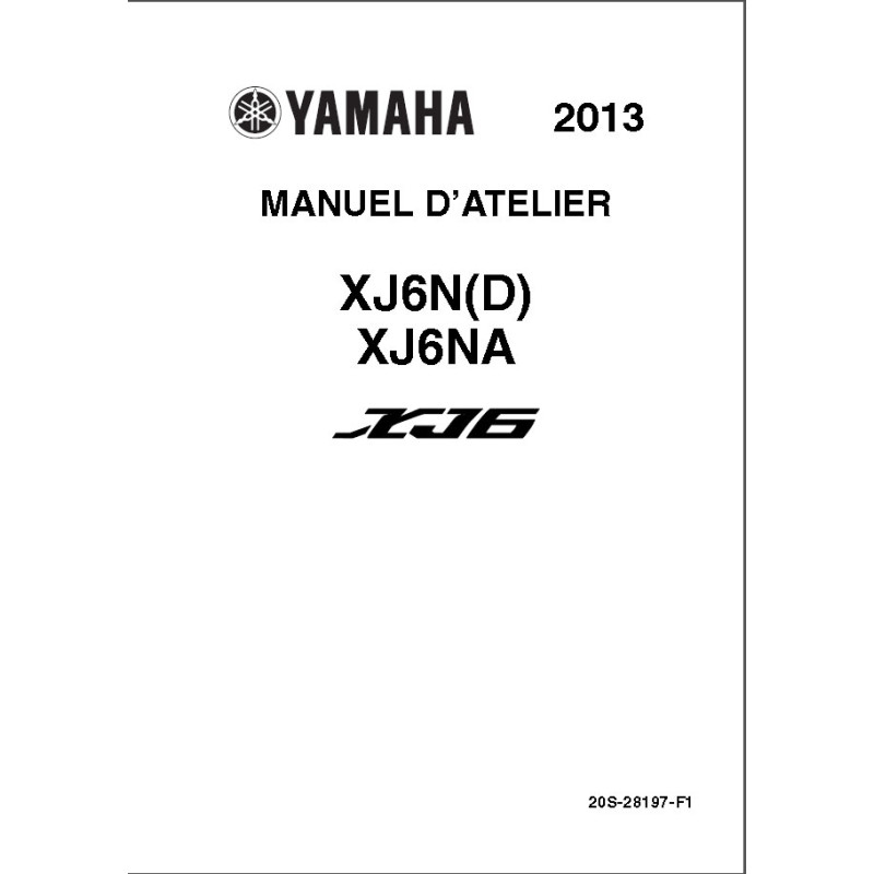 XJ6 N 13-15 - Manuel cles USB YAMAHA Fr