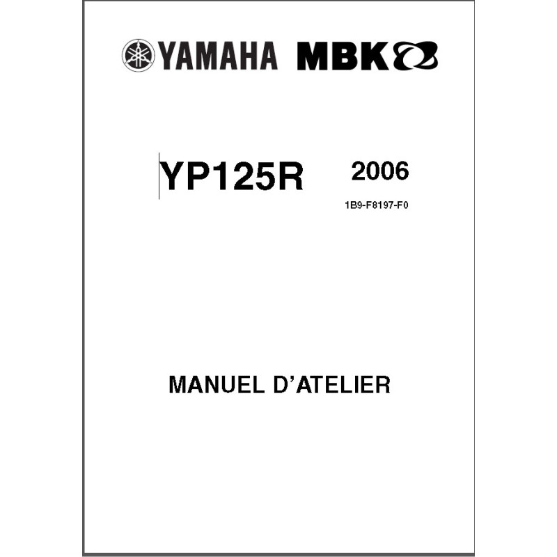 XMAX 125 06-09 - Manuel cles USB YAMAHA-MBK