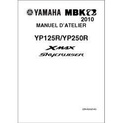 XMAX Skycruiser 125-250 10-11 - Manuel cles USB YAMAHA MBK