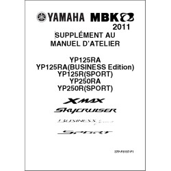 XMAX Skycruiser 125-250 10-11 - Manuel cles USB YAMAHA MBK