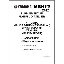 XMAX Skycruiser 125-250 12-13 - Manuel cles USB YAMAHA MBK