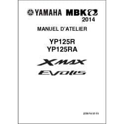 XMAX Evolis 125 14-16 - Manuel cles USB YAMAHA MBK