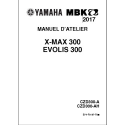 XMAX EVOLIS 300 17 - Manuel cles USB YAMAHA - MBK
