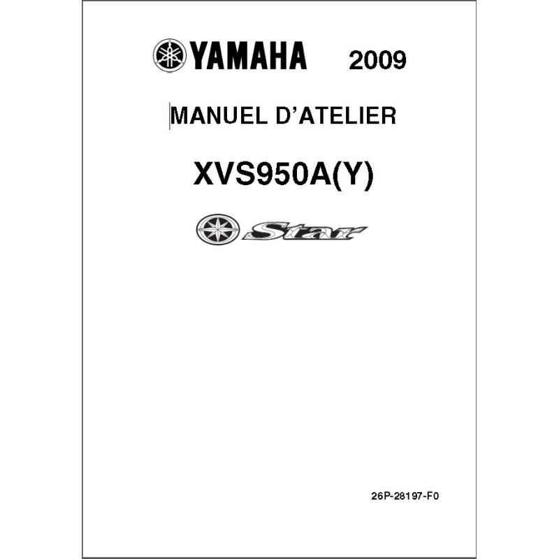 XVS 950 09-12 - Manuel cles USB YAMAHA Fr