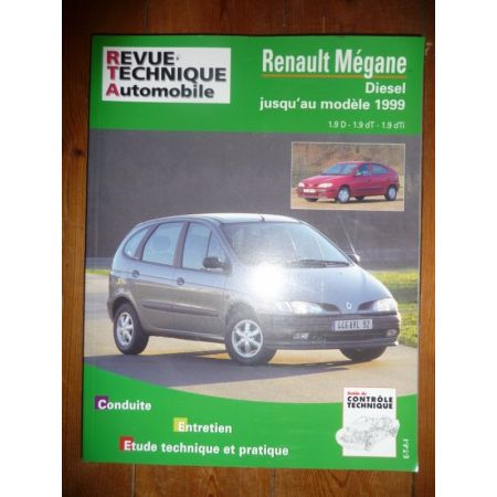 Megane D -99 Revue Technique Renault