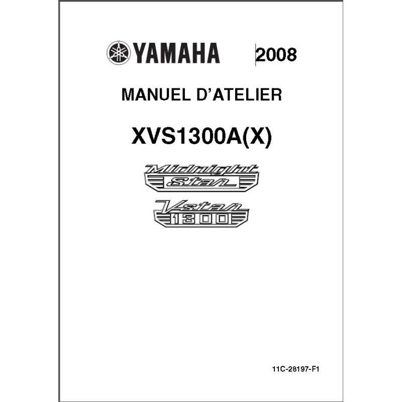XVS 1300 08-09 - Manuel cles USB YAMAHA Fr