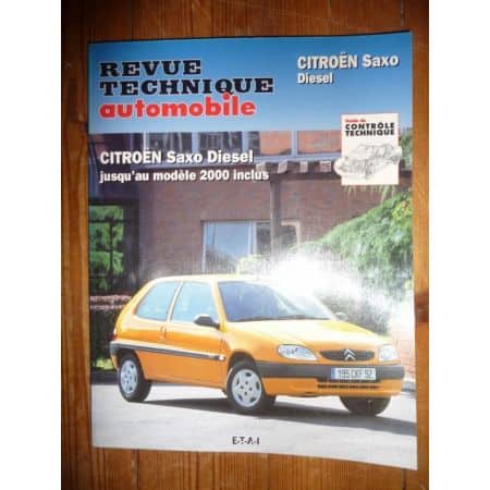 Saxo DIES -00 Revue Technique Citroen