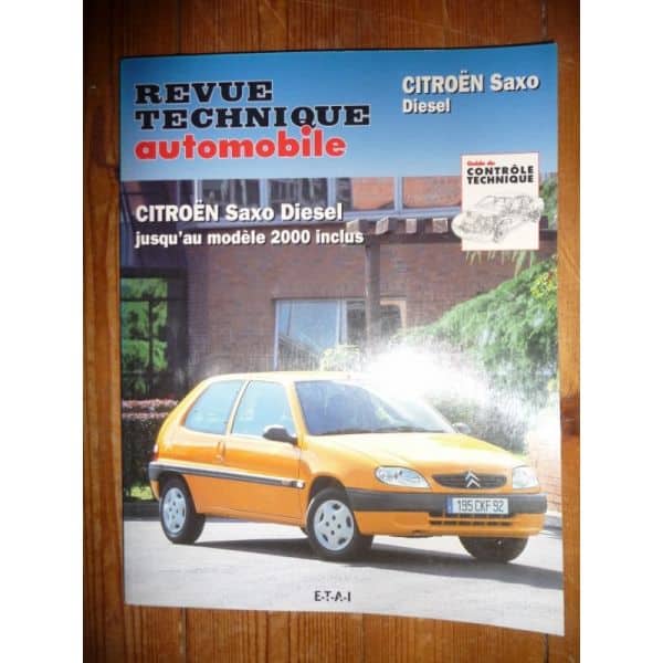 Saxo DIES -00 Revue Technique Citroen