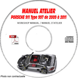 911 Type 997 09-11 - Manuel Atelier CDROM PORSCHE Anglais