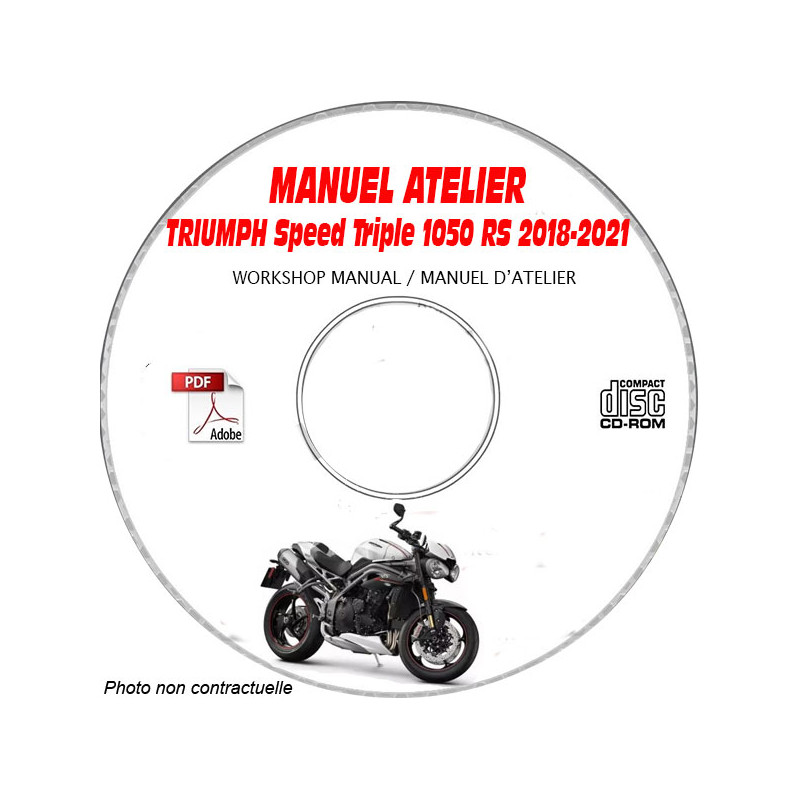 copy of SPEED TRIPLE 1050 04-08 - Manuel Atelier CDROM TRIUMPH Anglais