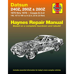 DATSUN 240Z 1970-1973 - 260Z 1974-1975 - 280Z 1976-1978 RTH028012 - Revue Technique Haynes Anglais