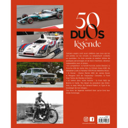 50 Duos de legende, l homme + sa machine - Livre