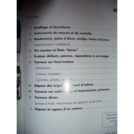 Reparation Revue Technique moto