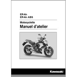 KAWASAKI ER-6N et ABS de 2009 à 2011 Manuel d'Atelier en Français