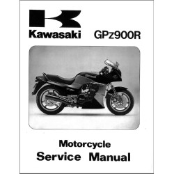 KAWASAKI GPZ 900R de 1984 à 2003 manuel d'atelier anglais
