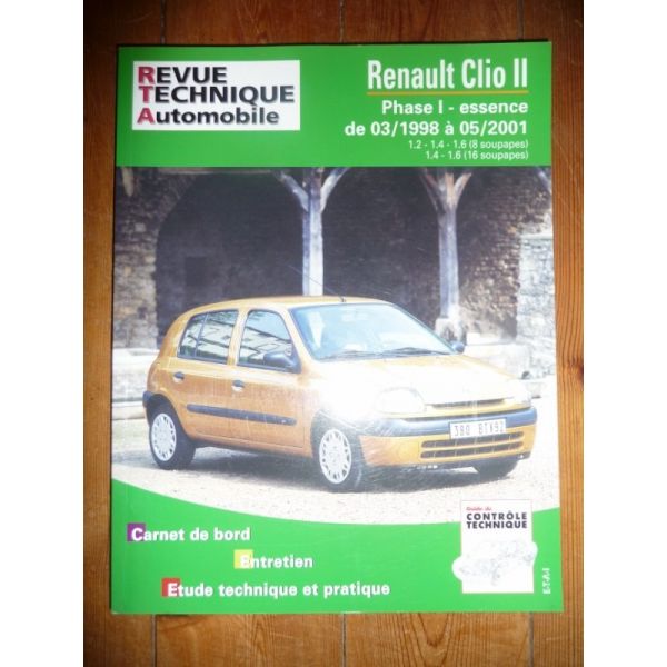 Clio II 98-01 Revue Technique Renault