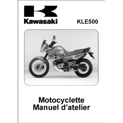 KAWASAKI KLE 500 de 2005 à 2007 manuel d'atelier français