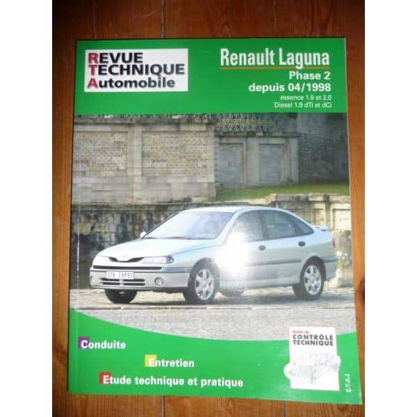 Laguna Ph 2 98- Revue Technique Renault
