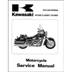 manuel d'atelier KAWASAKI  VN1500 Classic tourer - Vulcan nomad de 2000 à 2002 et 2005