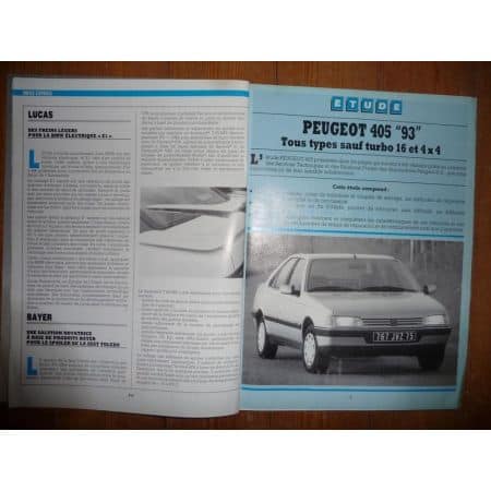 405 93 Revue Technique Peugeot