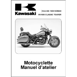 manuel d'atelier KAWASAKI  VN 1600 VULCAN Classic Tourer - VULCAN Nomad de 2005 à 2006