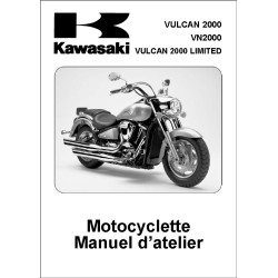 manuel d'atelier KAWASAKI  VN 2000 Vulcan de 2004 à 2006