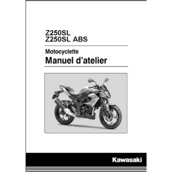 manuel d'atelier KAWASAKI  Z250 SL de 2014 à 2016
