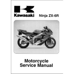 manuel atelier KAWASAKI  NINJA ZX-6R 636  de 2000 à 2002 + 2005