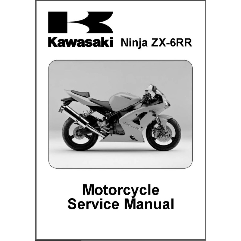 manuel d'atelier KAWASAKI  NINJA ZX-6RR 636  de 2004