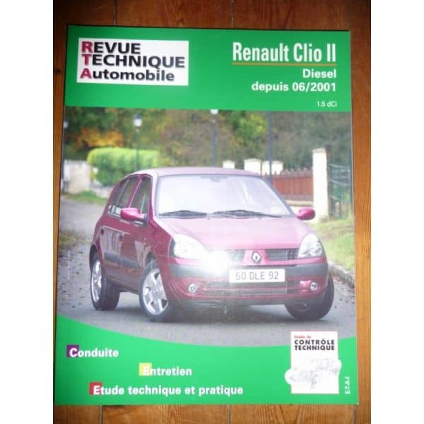Clio II D 01- Revue Technique Renault
