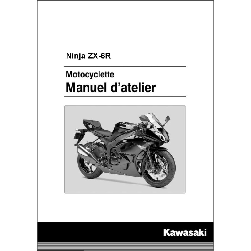 manuel d'atelier KAWASAKI  NINJA ZX-6R 636  de 2009 à 2016